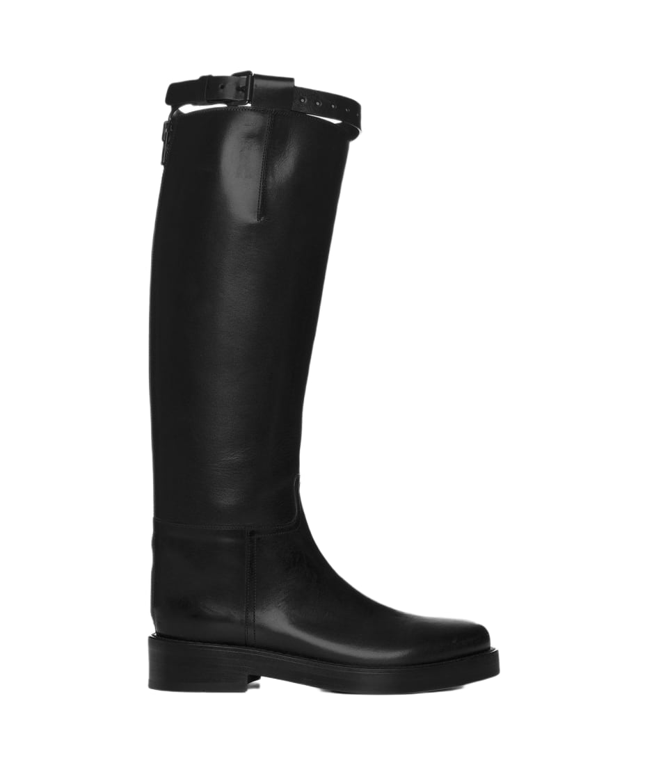 Ann Demeulemeester Stan Riding Leather Boots Women