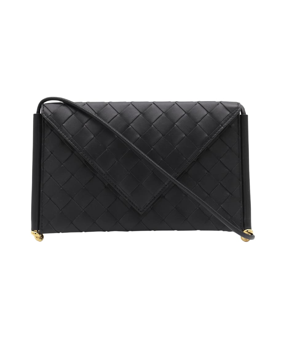 Bottega Veneta Black Leather Solstice Mini Bag クラッチ
