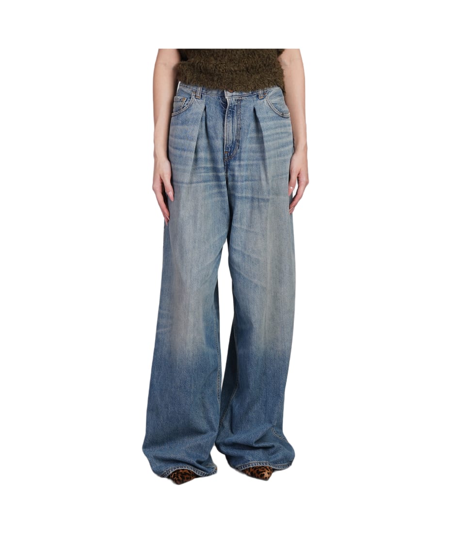 Haikure Candy Jeans In Blue Cotton | italist