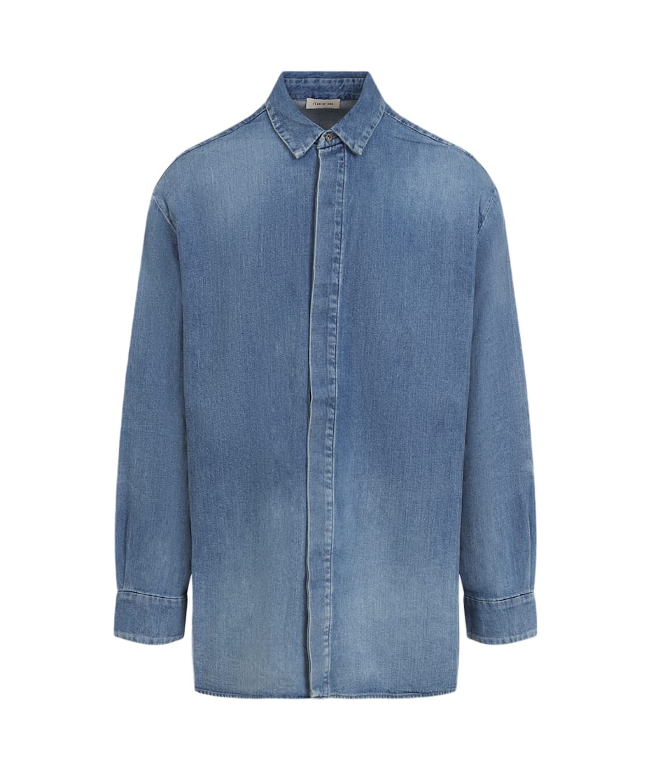 Fear of God Fear Of God Fifth Collection Blue Denim Collared