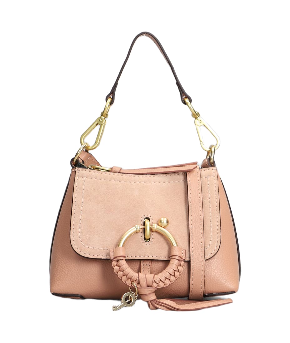 See by Chlo Joan Mini Shoulder Bag In Rose pink Leather italist
