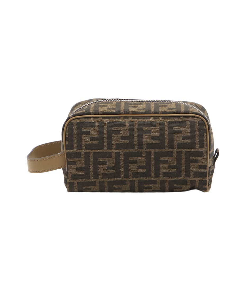 Fendi Small Ff Jacquard Toiletry Case | italist