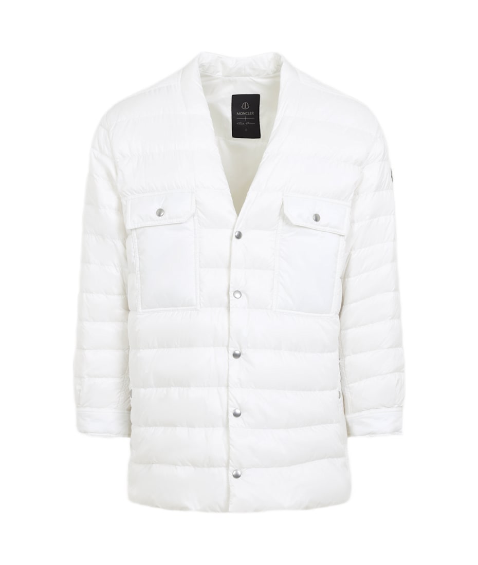 ダウンジャケット・コート MONCLER Moncler X Rick Owens MU02D2F01Outershirt RICK OWENS X MONCLER - Unisex Woven Outershirt – Atelier New