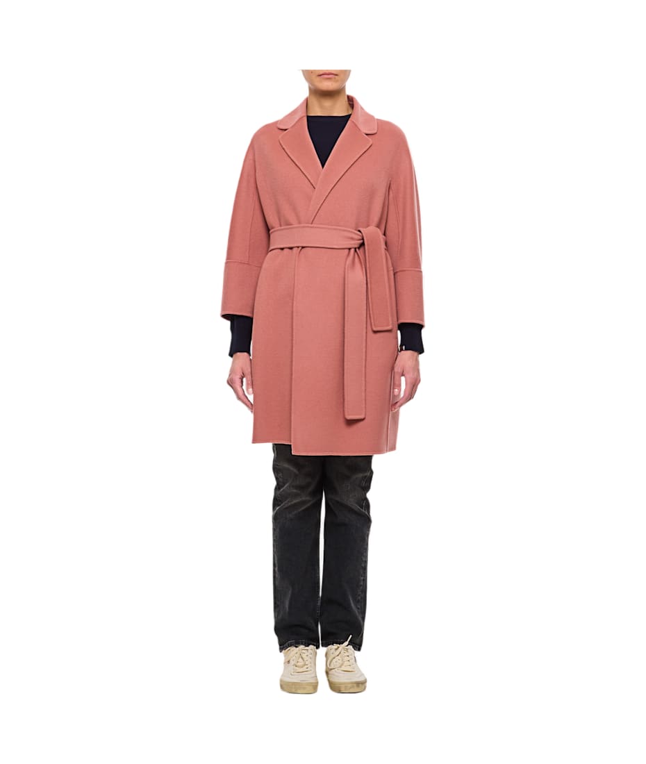 S Max Mara Arona Short Coat With Belt | italist