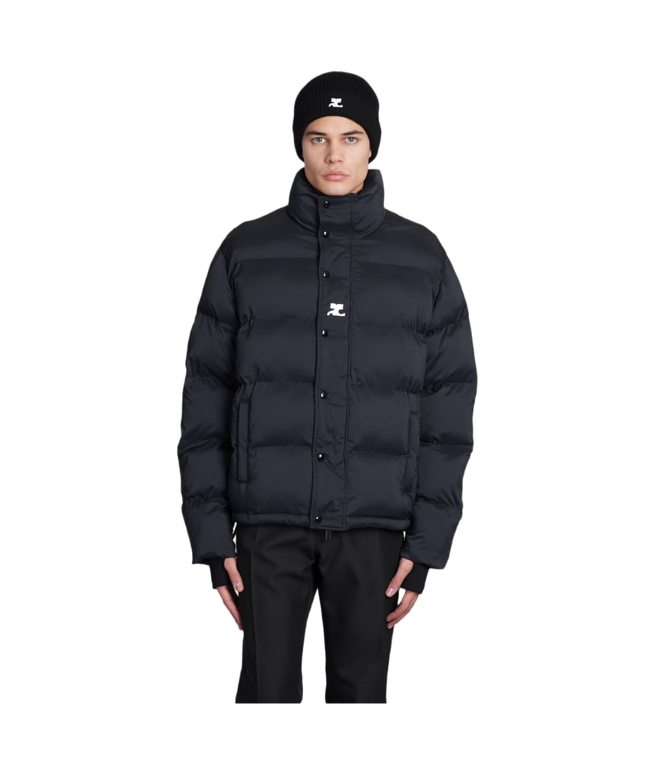 Courrèges Puffer In Black Polyester | italist