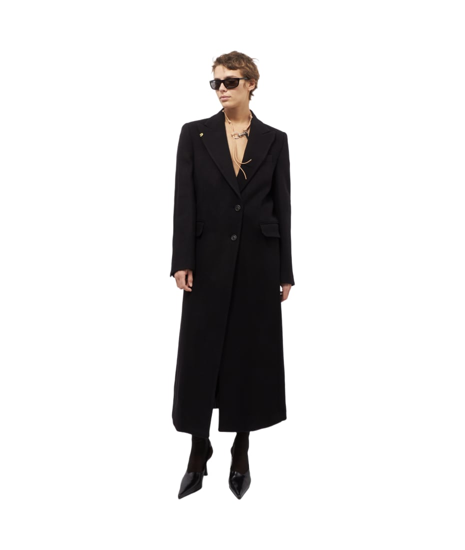 【定価15.4万】OUR LEGACY MANTA COAT 40 ブラック Our Legacy - Manta Coat Black Slyly Herringbone