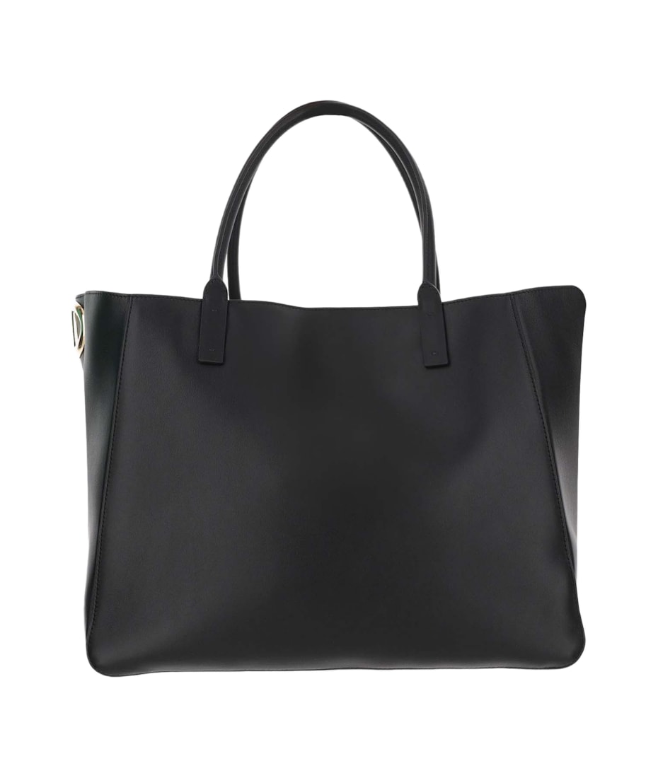 【関税込み】VALENTINO GARAVANI VLOGO SIDE TOTE BAG Valentino Garavani VLogo Side Shopping Bag in Nappa Calfskin