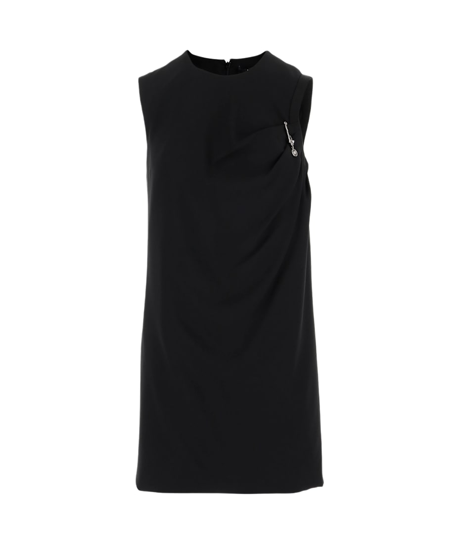 Versace Satin Dress With Safety Pin | italist