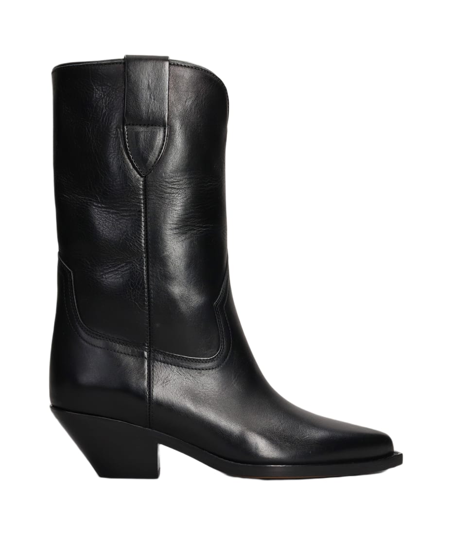 Isabel Marant Dahope Leather Cowboy Boots italist ALWAYS LIKE A SALE