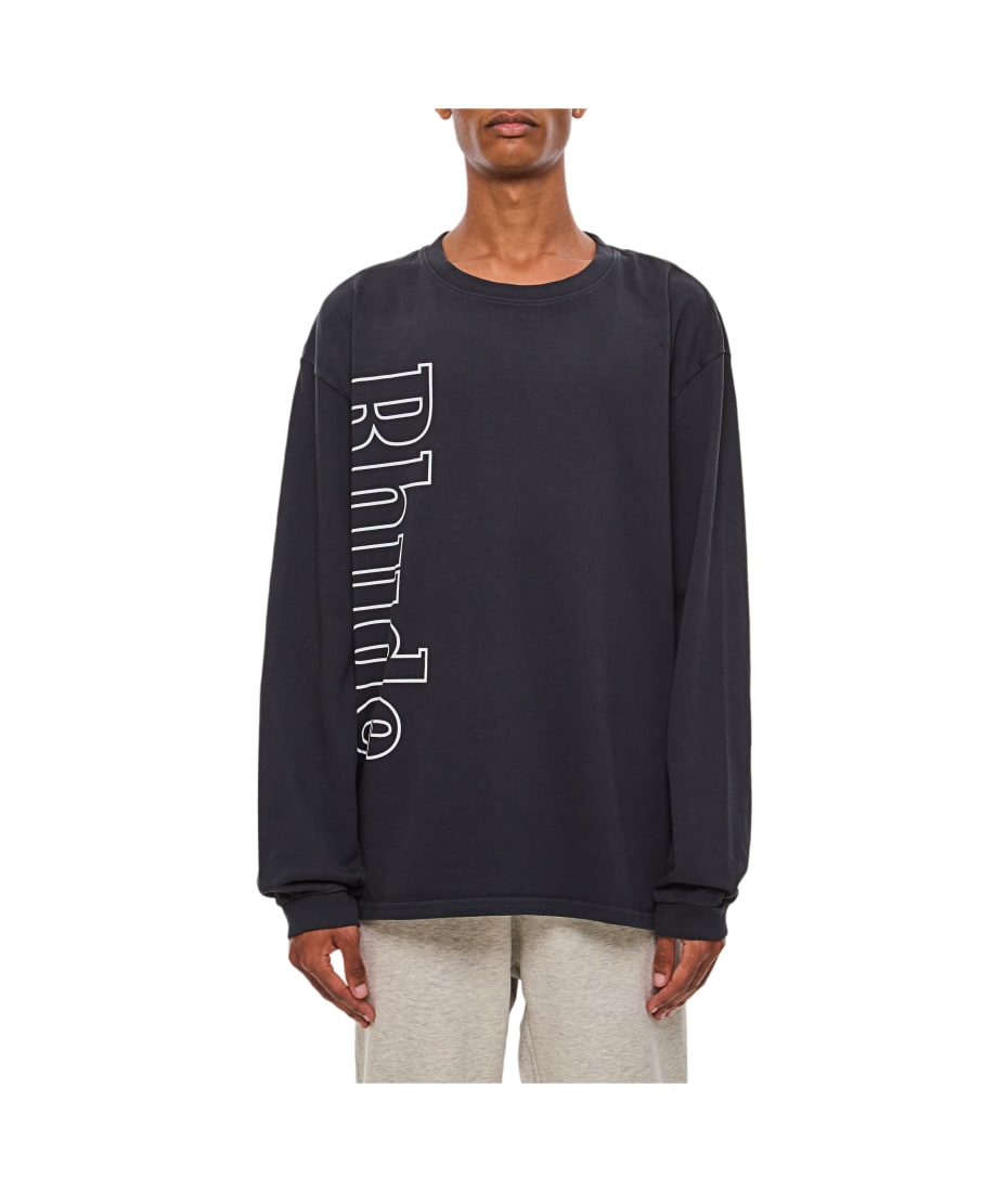 Rhude Side Logo Ls Tee | italist