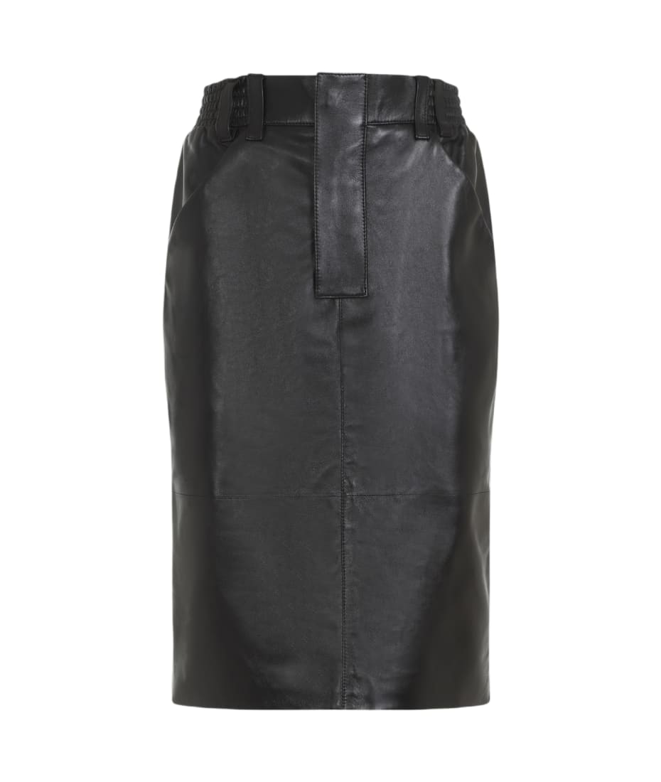 サンローラン Saint Laurent Midi Skirt Saint Laurent - Beige Khaki Cotton Midi Skirt | Mitchell Stores
