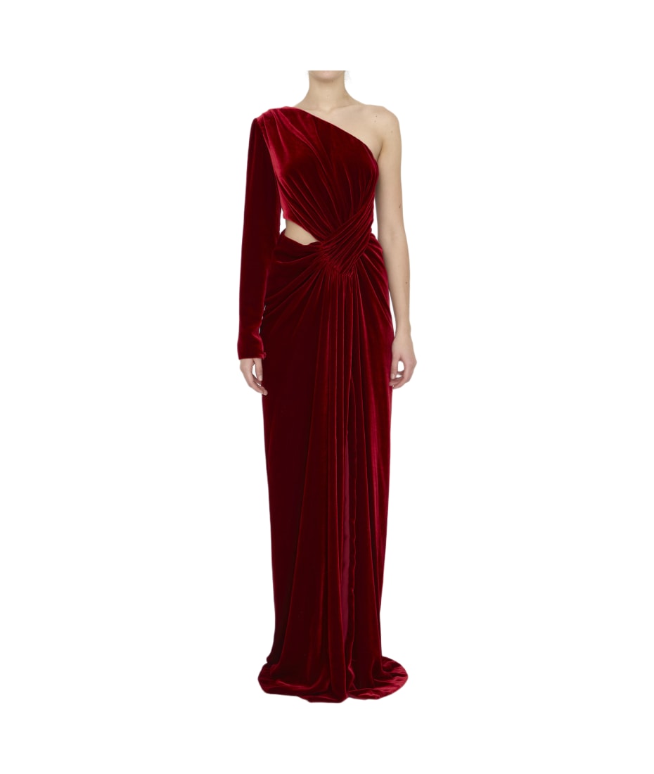 Costarellos red dress hotsell