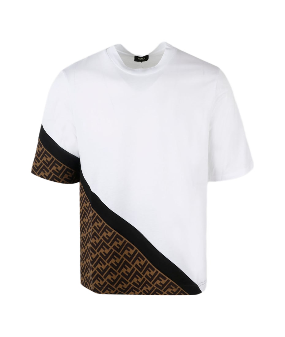 Fendi diagonal t shirt outlet