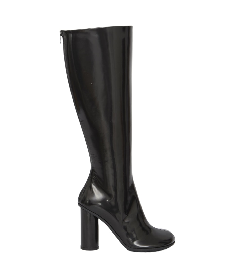 Bottega Veneta Black Leather Atomic Boots | italist, ALWAYS