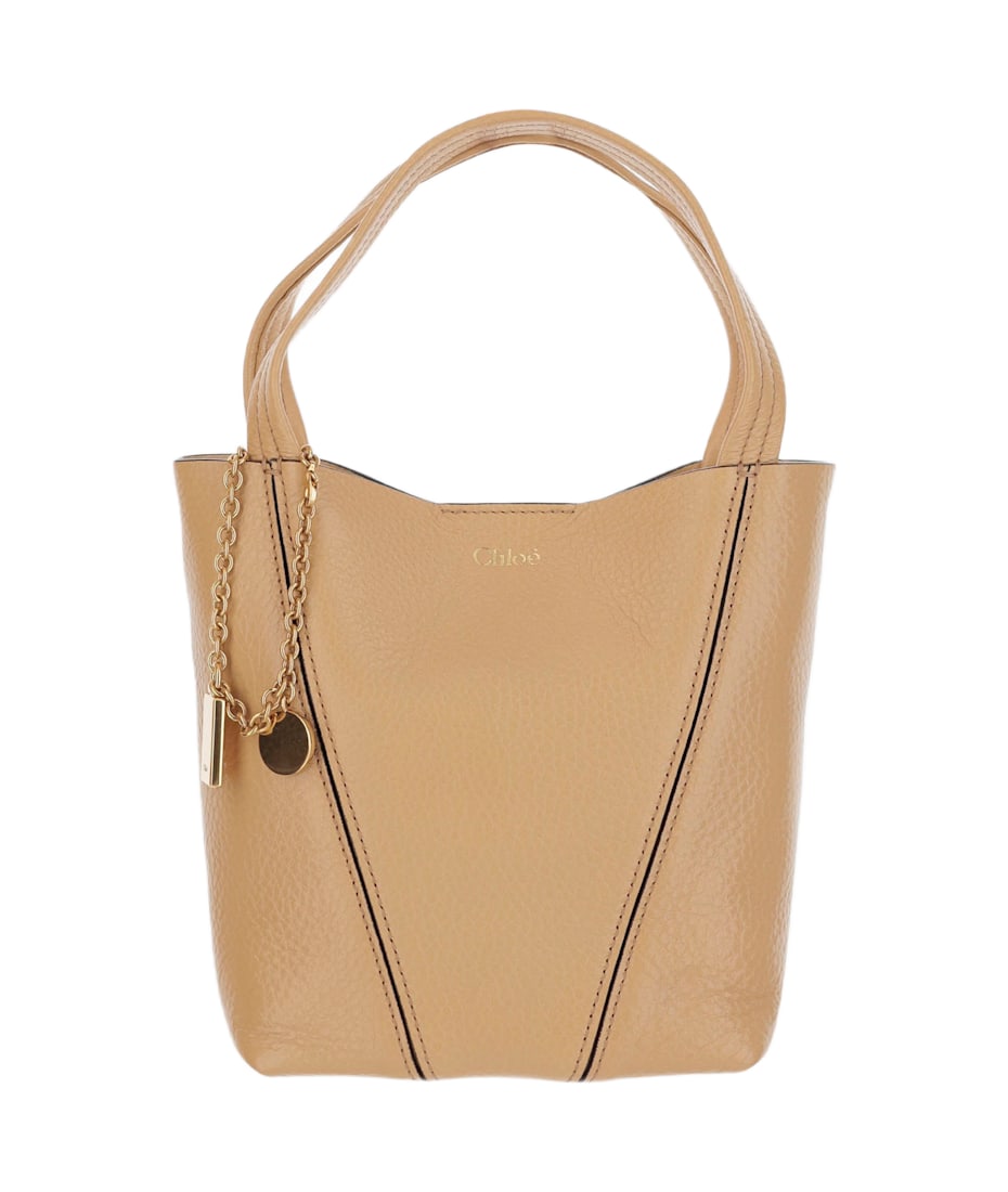 トートバッグ Chloe Spin Garnet Small Tote Bag Chloé Spin Garnet Leather Small Tote Bag | italist