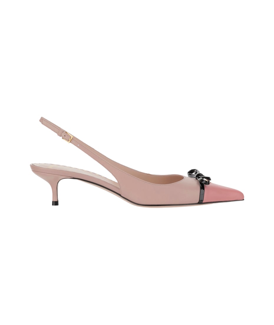 Valentino Garavani Leather Pumps With Bow | italist, ALWAYS