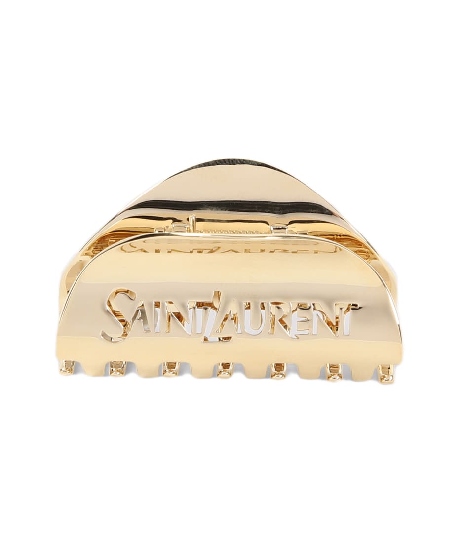Saint Laurent ヘアクリップ Saint Laurent Brass Claw Clip | italist