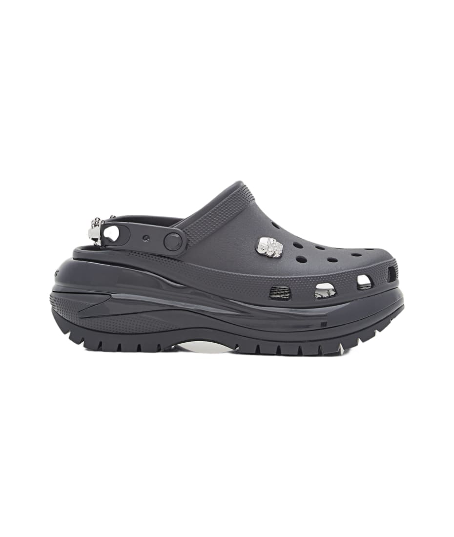 Crocs Classic Mega Crush Rebel Clog Rubber Sandals italist