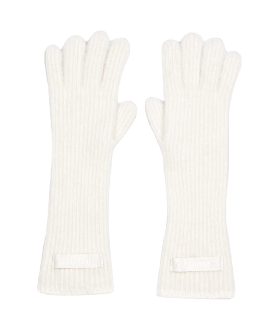 Jacquemus Les Gants Gros Grain アルパカブレンドグローブ Jacquemus Les Gants Gros Grain 手袋 | グレー | FARFETCH JP