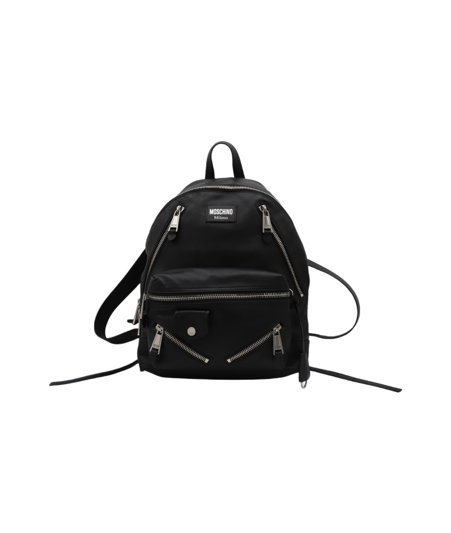 Moschino Black Backpacks italist