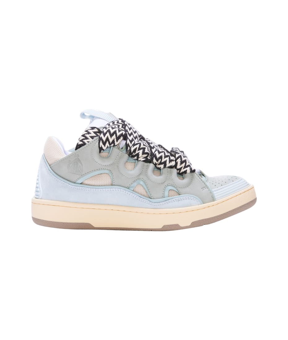 スニーカー LANVIN Woman Sneakers Blue FUSKDK12MONO 281 Leather Curb Sneakers | Lanvin