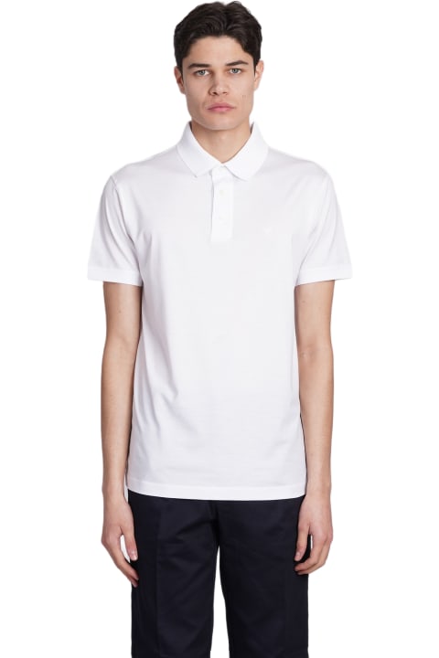 Emporio Armani for Men Emporio Armani Logo Printed Short-sleeved Polo Shirt
