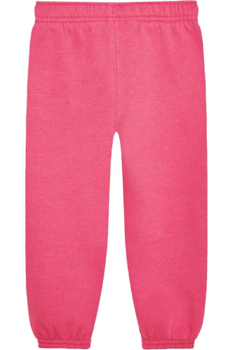 Bottoms for Boys Polo Ralph Lauren Pink Cotton Track Pants