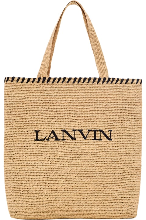 Lanvin for Women Lanvin Raffia Tote Bag