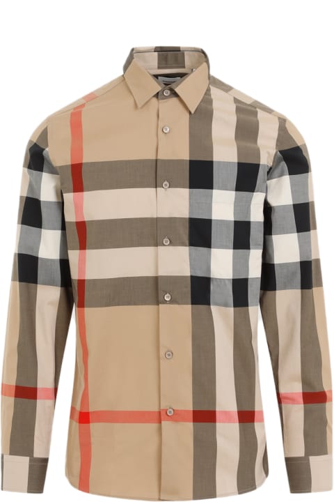 أدوات منزلية Burberry Check Cotton Shirt