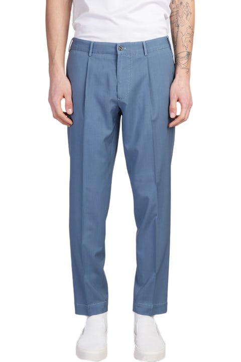 Santaniello Clothing for Men Santaniello Irno Evo Pants In Blue Wool