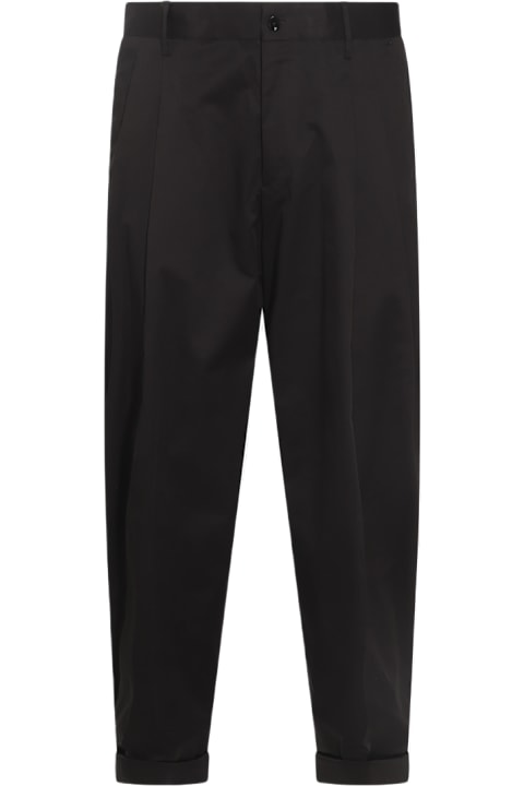 Clothing for Men Dolce & Gabbana Black Cotton Pants