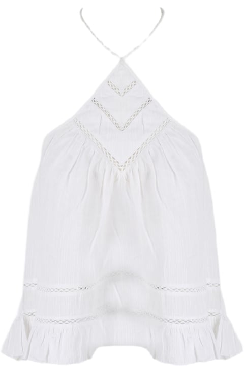 ウィメンズ新着アイテム Marant Étoile Lisio Cotton And Linen Sleeveless Top