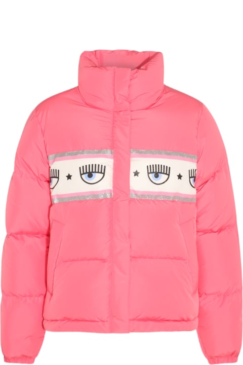 Chiara Ferragni Coats & Jackets for Women Chiara Ferragni Pink Down Jacket