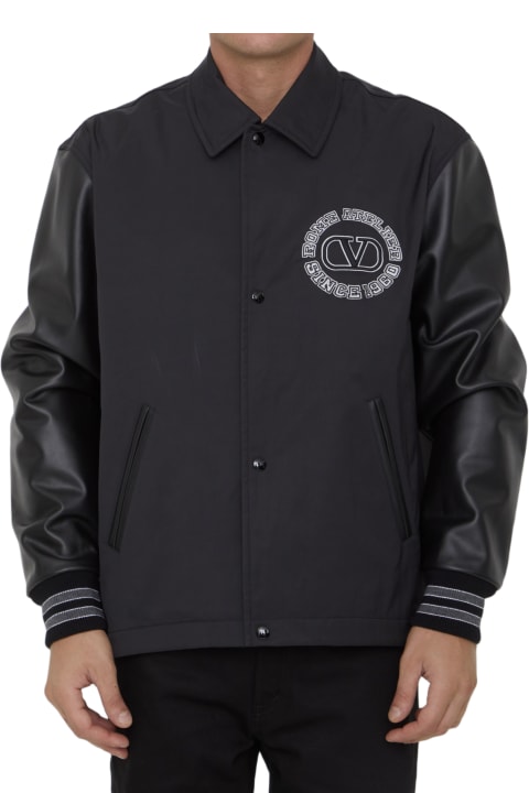 Valentino Garavani Coats & Jackets for Men Valentino Garavani Nylon Track Jacket