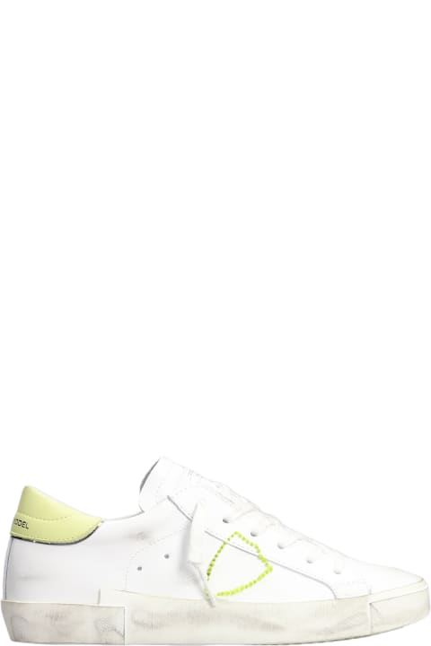 Philippe Model Sneakers for Women Philippe Model Prsx Sneakers In White Leather