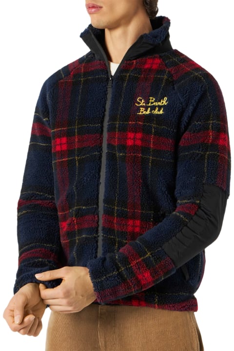 Homeware MC2 Saint Barth Sherpa Jacket With St. Barth Bob Club Embroidery