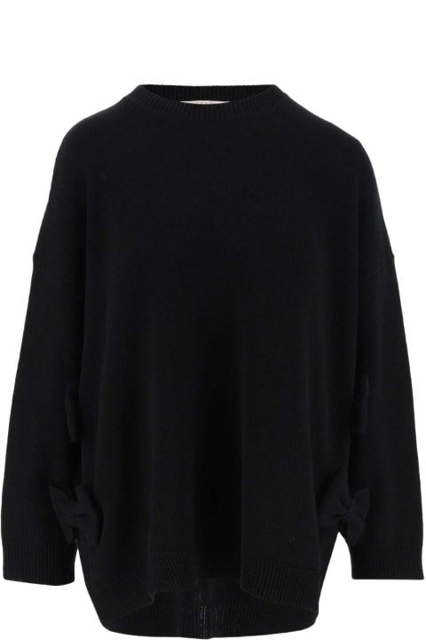 Valentino for Women Valentino Wool Sweater With Bow Detail