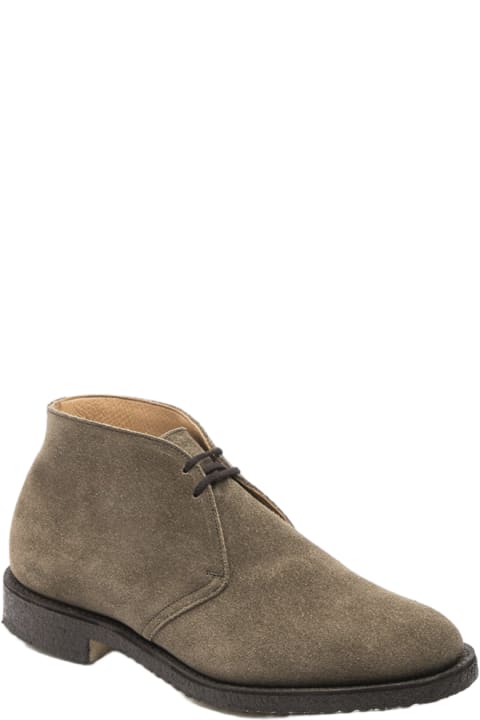 Church's Shoes for Men Church's Ryder 81 Mud Castoro Suede Chukka Boot