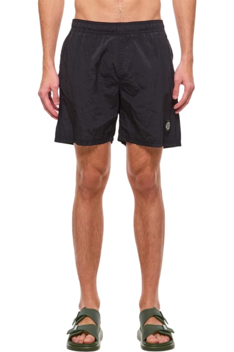 Swimwear for Men Stone Island Nylon Swim Shorts