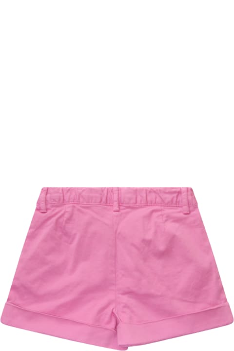 Il Gufo for Kids Il Gufo Bright Pink Cotton Shorts