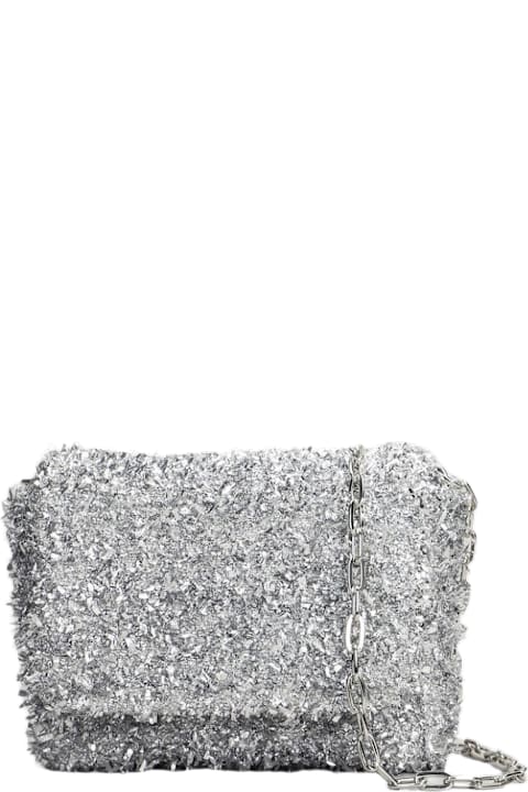 Roberto Festa for Women Roberto Festa Carol Shoulder Bag In Silver Fabric
