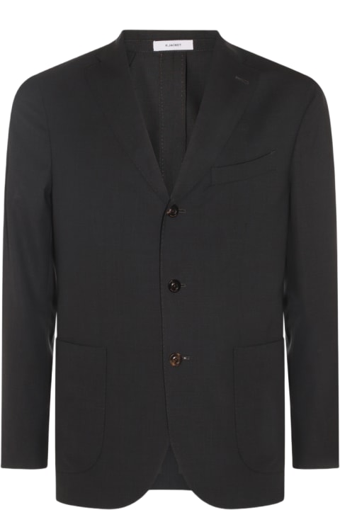 Suits for Men Boglioli Dark Grey Wool Suits