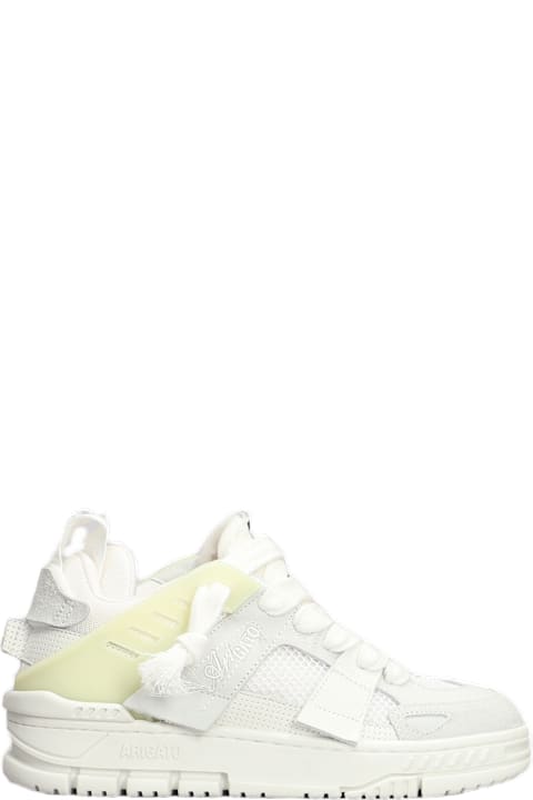 Axel Arigato for Men Axel Arigato Area Patchwork Sneakers In White Suede And Leather