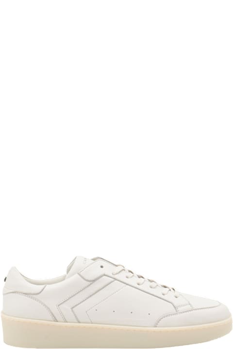 Canali White Leather Sneakers | italist