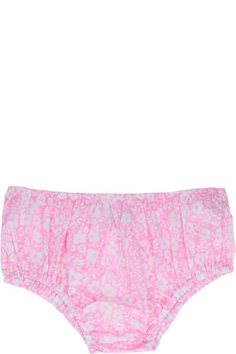 MC2 Saint Barth Bottoms for Baby Girls MC2 Saint Barth Infant Bloomers Pimmy With Vintage Flower Print