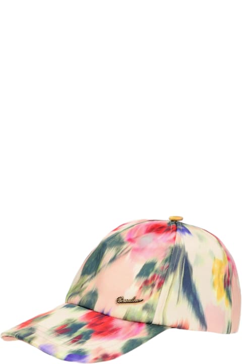 Hats for Women Borsalino Cardi Baseball Cap Floral Patterned
