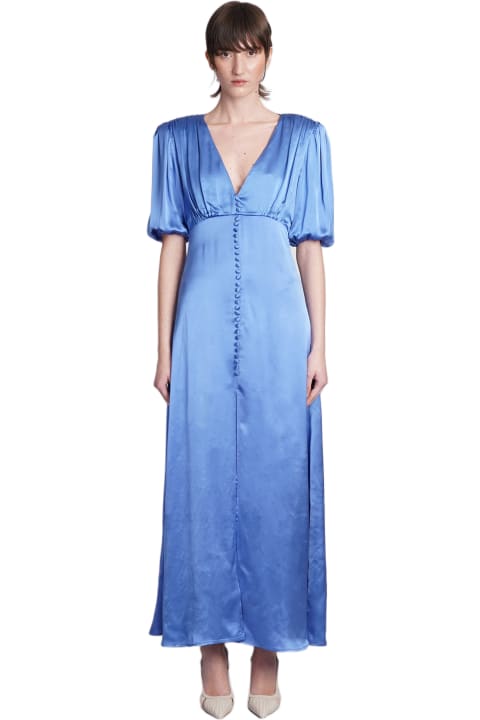 Dresses for Women MVP Wardrobe Grand Ribaud Chemisi Dress In Blue Viscose