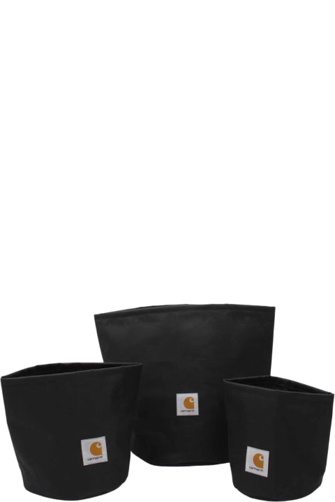 小物 wip carhart wip GROUNDWORKS PLANTER SET Carhartt Wip Groundworks Planter Set Black Home Deco