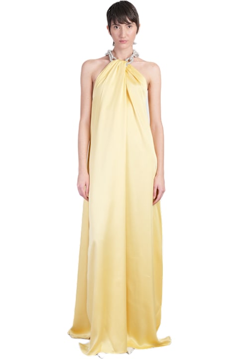 Stella McCartney لـ Women Stella McCartney Dress In Yellow Acetate