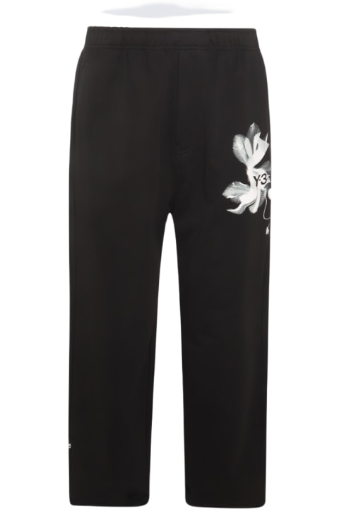 Y-3 Pants & Shorts for Women Y-3 Black Cotton Blend Pants